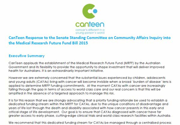 Inquiry into the MRFF