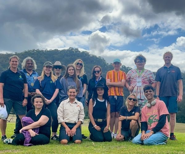 young people at a canteen program, brought together by a shared feeling of grief