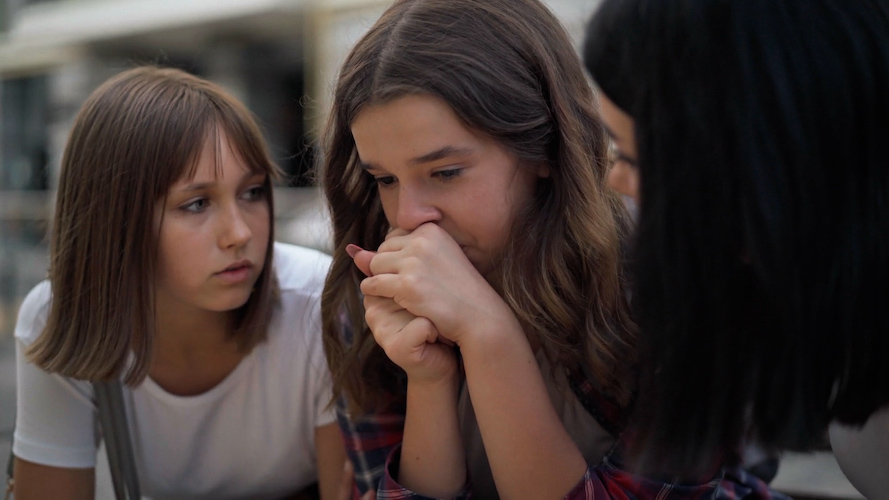 three young girls - image for canteen cancer donation three young girls - image for canteen cancer donation