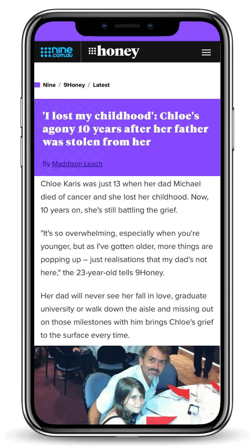 screenshot of the 9honey article on an iphone screenshot of the 9honey article on an iphone