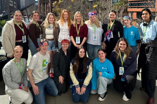a group shot of young people on a canteen program