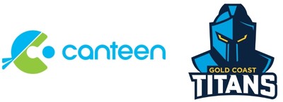 logos of canteen and the gold coast titans