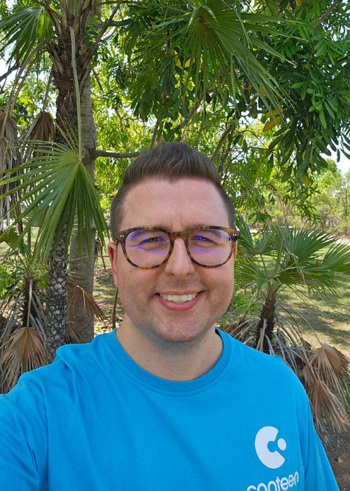 daniel, a canteen volunteer