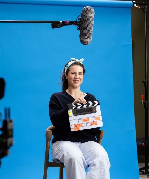 Saskia on a Tax Appeal shoot