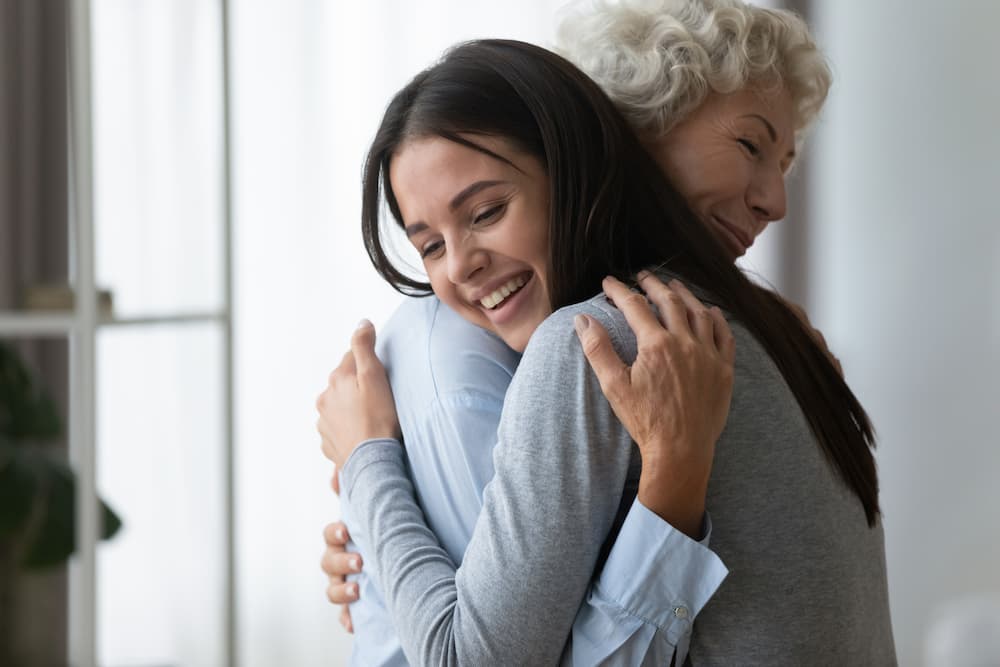 mother and daughter