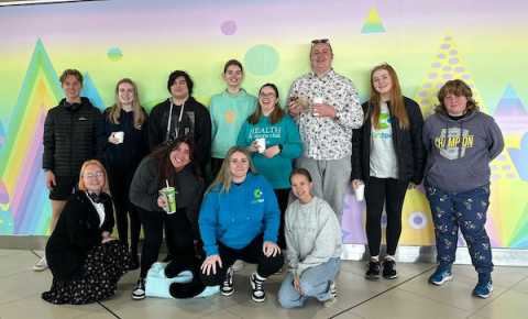 attendees of the Canteen youth leadership festival