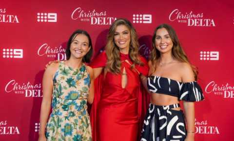Canteen youth with Delta Goodrem