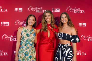 Canteen youth with Delta Goodrem
