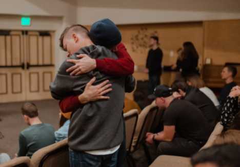 Young people participating in the good grief program