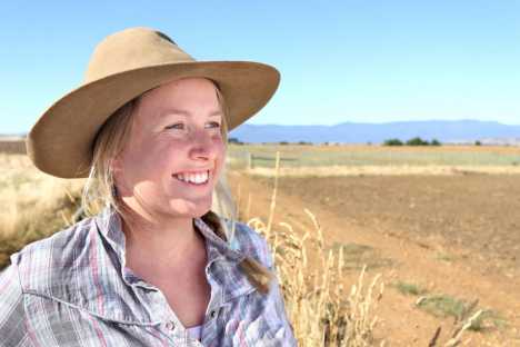 Girl in regional Australia