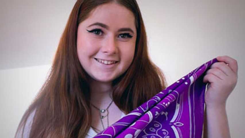 NBD Ambassador Franki Hudson with her new Chatime bandanna