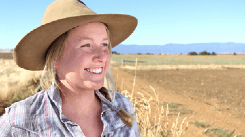 Girl in regional Australia