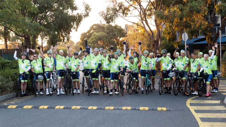 metricon ride to raise money for young people affected by cancer