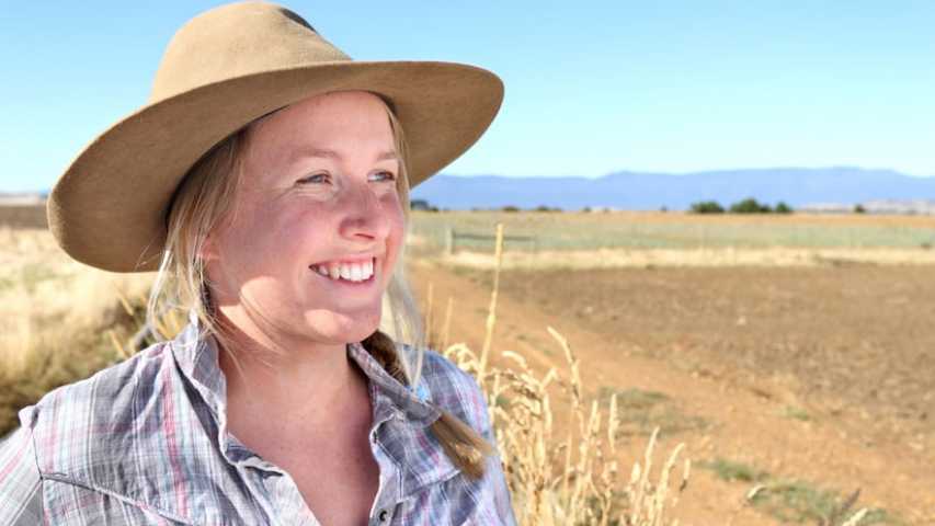 Girl in regional Australia