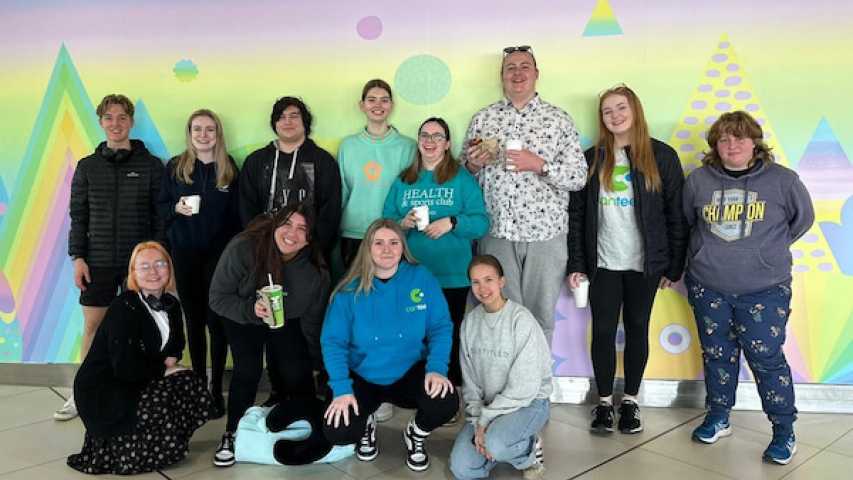 attendees of the Canteen youth leadership festival